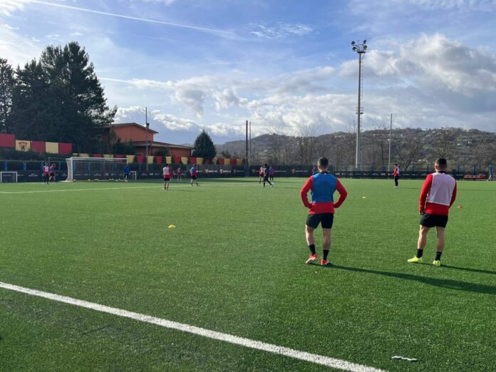 Allenamento Benevento