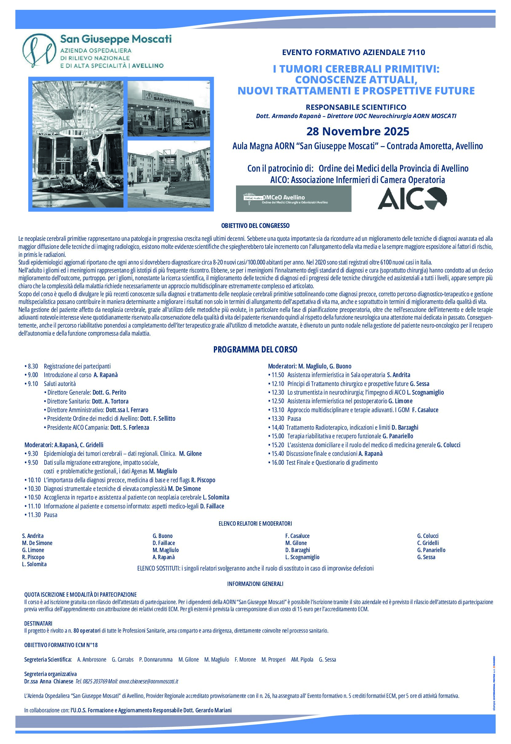 Locandina Neurochirurgia