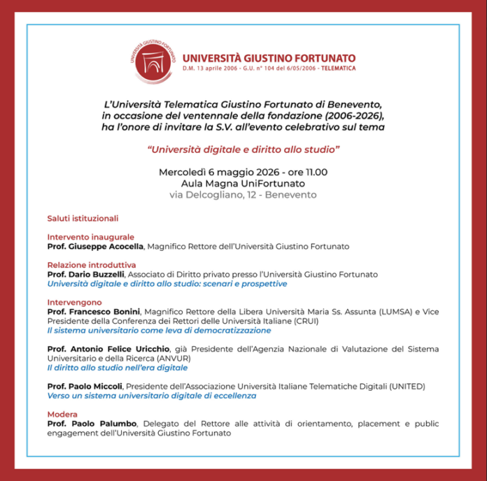 UniFortunato XX della Fondazione